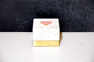 Pink Heart Keepsake Box